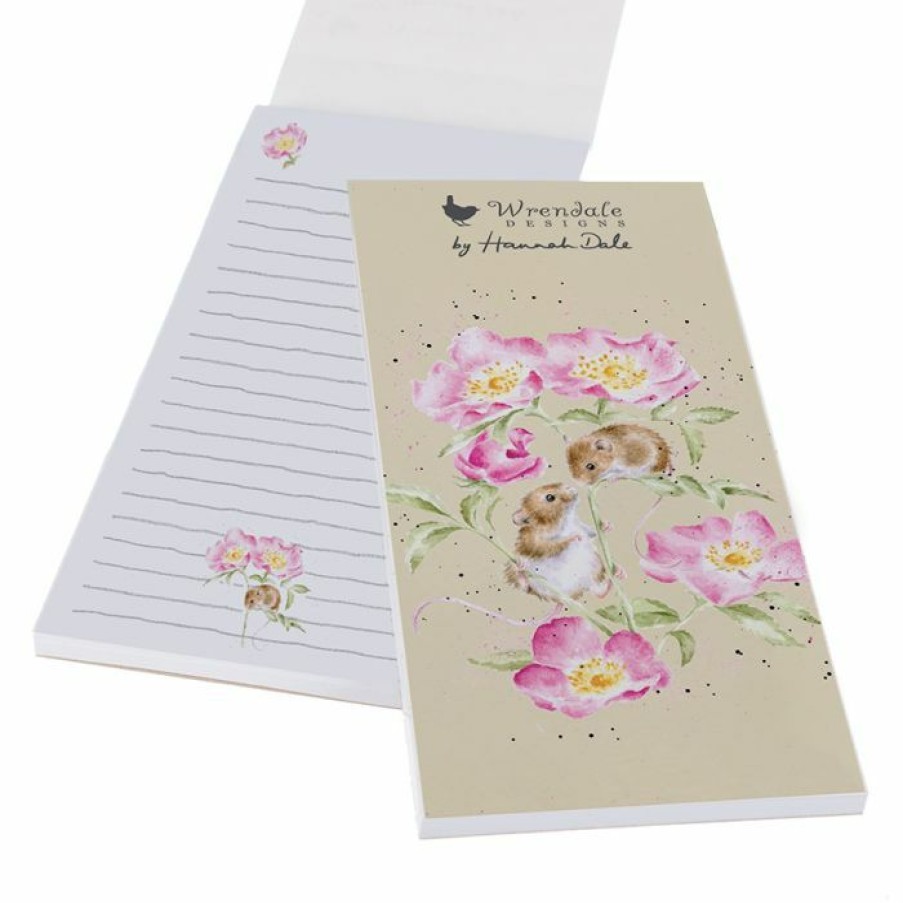 Stationery & Craft Wrendale Designs Magnetic Shopping Pads | Little Whispers' Mouse Shopping Pad